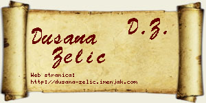 Dušana Zelić vizit kartica